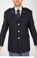  Photos Fireman Officier Man in uniform 1 21th century Fireman Officier black suit uniform upper body 0001.jpg